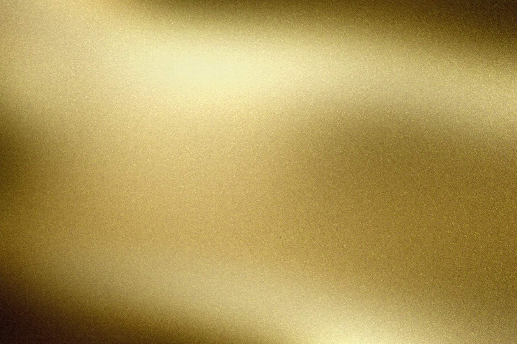 Brushed gold foil wave metallic wall, abstract texture background